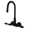Wall-Mount Clawfoot Tub Faucet, Oil Rubbed Bronze, Tub Wall Mount