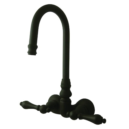 Wall-Mount Clawfoot Tub Faucet, Oil Rubbed Bronze, Tub Wall Mount