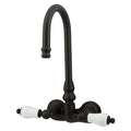 Wall-Mount Clawfoot Tub Faucet, Oil Rubbed Bronze, Tub Wall Mount