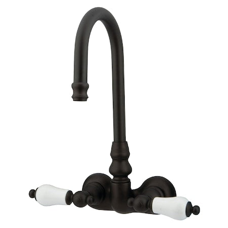 Wall-Mount Clawfoot Tub Faucet, Oil Rubbed Bronze, Tub Wall Mount