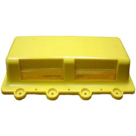 Channelizing Device/Traffic Marker, CD-2, 36 in Length, 7 in Width, Amber