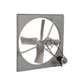 Commercial Exhaust Fan, 36"", Belt-Drive, 120V, 1/2HP, 1-Phase, Gray