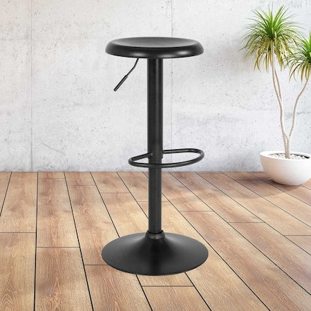 Chair, Madrid, Adjstbl, Retro, Barstool, Blck