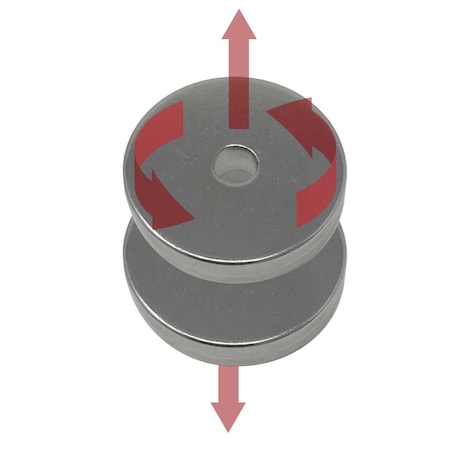 Latch Pair Smart Mag Rare Earth 120deg T