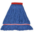 X-Large Wet Mop, Blue, Cotton, PK3