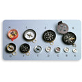 Aluminum Case, Glass Top With Ring, 30Mm