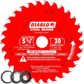 Circular Saw Blade, Carbide, Dia 5.5 in