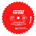 Circular Saw Blade, Cermet, Dia 7.25 in