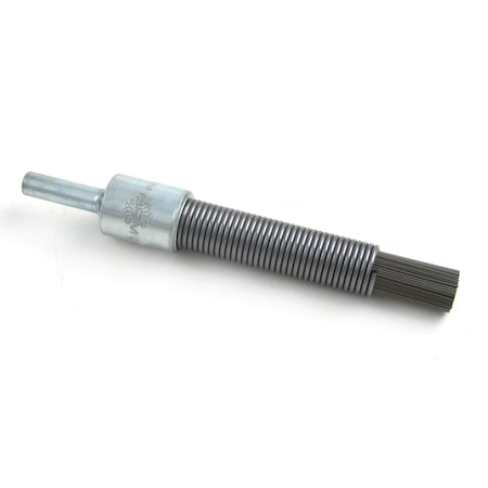 BRM DEB5 Deep Well End Brush. .500"" Dia., .020CS, 2.500"" Trim Length, .250"" Shank Diameter