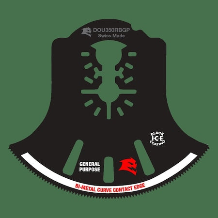 OscillatingToolBlade,L:3.25"",Bi-Metal
