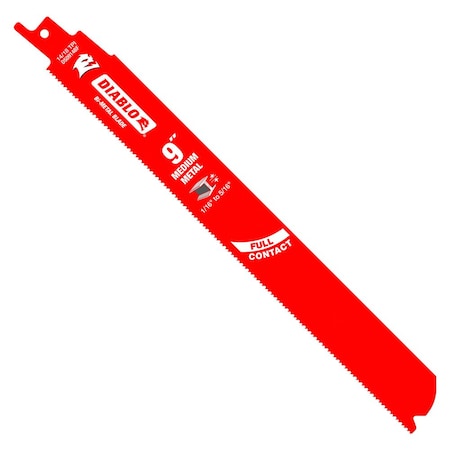 9 in Reciprocating Saw Blade, 15 PK