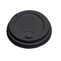 Dome Lid For 8oz., Paper Cup, Blk, PK1000