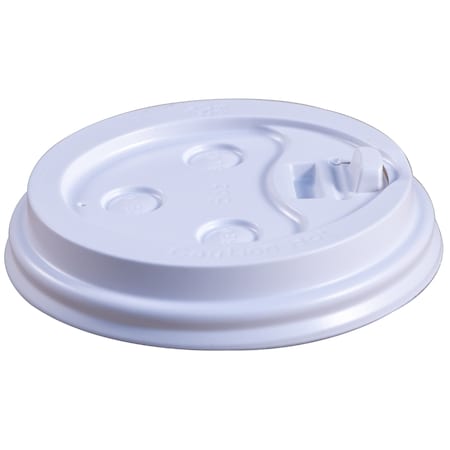 Dome Lid For 8oz., Paper Cup, Wht, PK1000