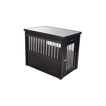 ECOFLEX Dog Crate, Espresso Small