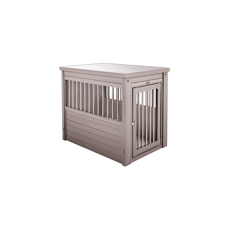 ECOFLEX Dog Crate, Gray Small