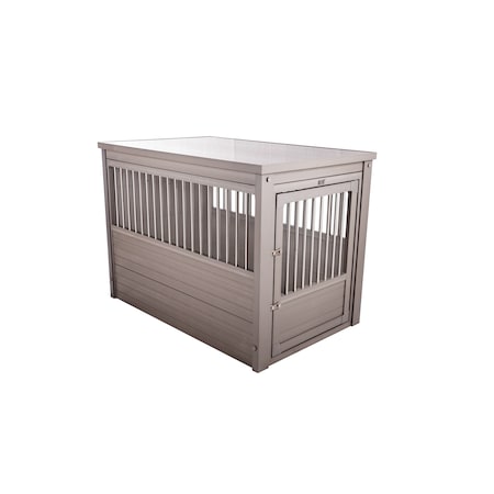 ECOFLEX Dog Crate, Gray, XL