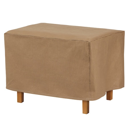 Essential Latte Patio Rectangle Ottoman Cover, 40"x38"x18"