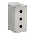 Captive Screws Electrical Enclosures, 10 in H, 4-3/4 in D, 4 in W, NEMA 4X, 304 Stainless Steel