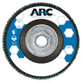 7" x 5/8"-11 T29 - Angle Face SZA Fiberglass Flap Disc, 40 Grit