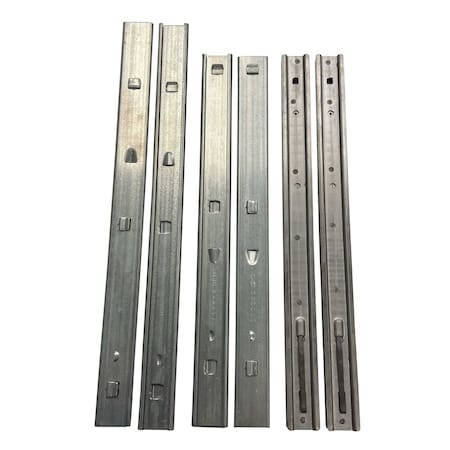Drawer Slides, 16 1/4 in, 1PK