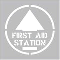 Floor Stencil, 24"x24", First Aid