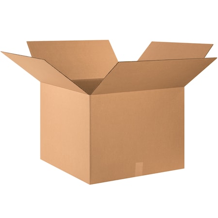 24 in x 24 in x 18 in Shipping Box, Kraft, Corrugate, Single Wall, 32 ECT
