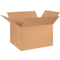 26 in x 20 in x 16 in Shipping Box, Kraft, Corrugate, Single Wall, 32 ECT