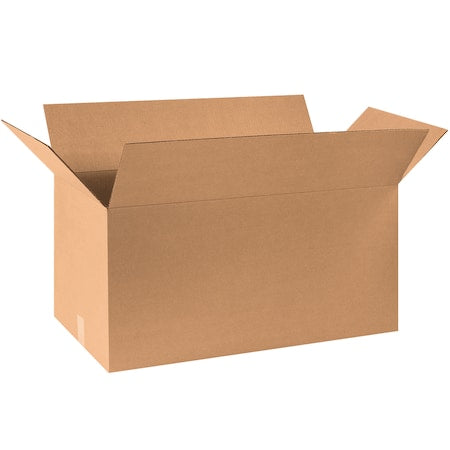 30 in x 15 in x 15 in Shipping Box, Kraft, Corrugate, Single Wall, 32 ECT