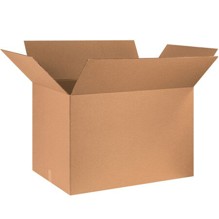 36 in x 24 in x 24 in Shipping Box, Kraft, Corrugate, Single Wall, 32 ECT