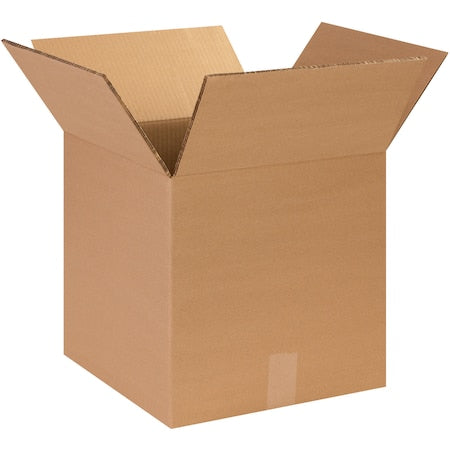 14 in x 14 in x 14 in Shipping Box, Kraft, Corrugate, Double Wall, 48 ECT