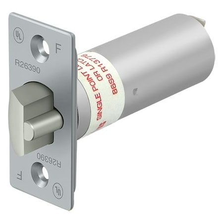 Gr2 Regular Latch Entry, 3-3/4" Satin Chrome