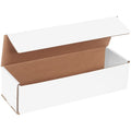 12 in x 4 in x 3 in Inside H, Literature Mailer, White, Corrugate, Single Wall