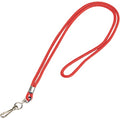 Lanyard,Standard,Hook,38"",Red,PK24, Red, Nylon, 24 PK