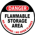 Floor Sign, High Bond, 17", Round, 60-1609-RO17-D529
