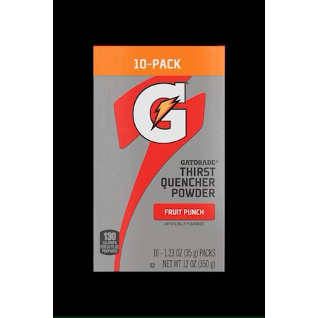 Sports Drink Mix, Fruit Punch, PK10