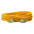 SJEOW Extension Cord, 14 AWG, Outdoor, 14/3, 1 Outlets, 5-15R, Yellow, 5-15P, 100 ft