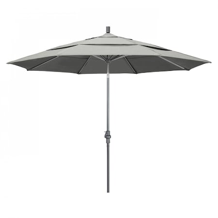 Patio Umbrella, Octagon, 110.5" H, Sunbrella Fabric, Granite