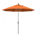 Patio Umbrella, Octagon, 102.38" H, Sunbrella Fabric, Tangerine