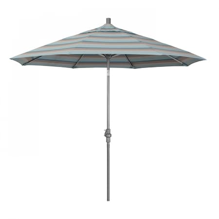 Patio Umbrella, Octagon, 102.38" H, Sunbrella Fabric, Gateway Mist