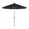 Patio Umbrella, Octagon, 102.38" H, Pacifica Fabric, Black