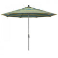 Patio Umbrella, Octagon, 109.5" H, Sunbrella Fabric, Astoria Lagoon