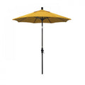 Patio Umbrella, Octagon, 102.5" H, Olefin Fabric, Lemon