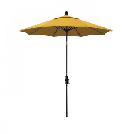 Patio Umbrella, Octagon, 102.5" H, Olefin Fabric, Lemon