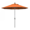 Patio Umbrella, Octagon, 101" H, Sunbrella Fabric, Tangerine