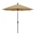 Patio Umbrella, Octagon, 101" H, Sunbrella Fabric, Linen Sesame