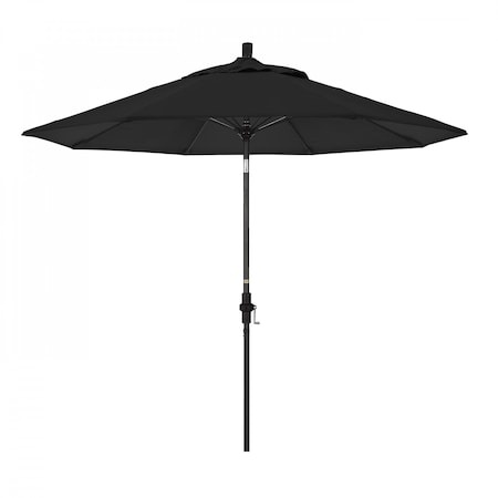 Patio Umbrella, Octagon, 101"" H, Sunbrella Fabric, Black