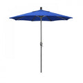 Patio Umbrella, Octagon, 95.5" H, Olefin Fabric, Royal Blue