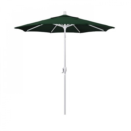 Patio Umbrella, Octagon, 95.5" H, Sunbrella Fabric, Forest Green