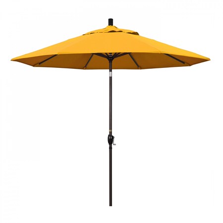 Patio Umbrella, Octagon, 101" H, Pacifica Fabric, Yellow