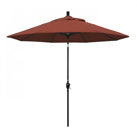 Patio Umbrella, Octagon, 101"" H, Olefin Fabric, Terracotta